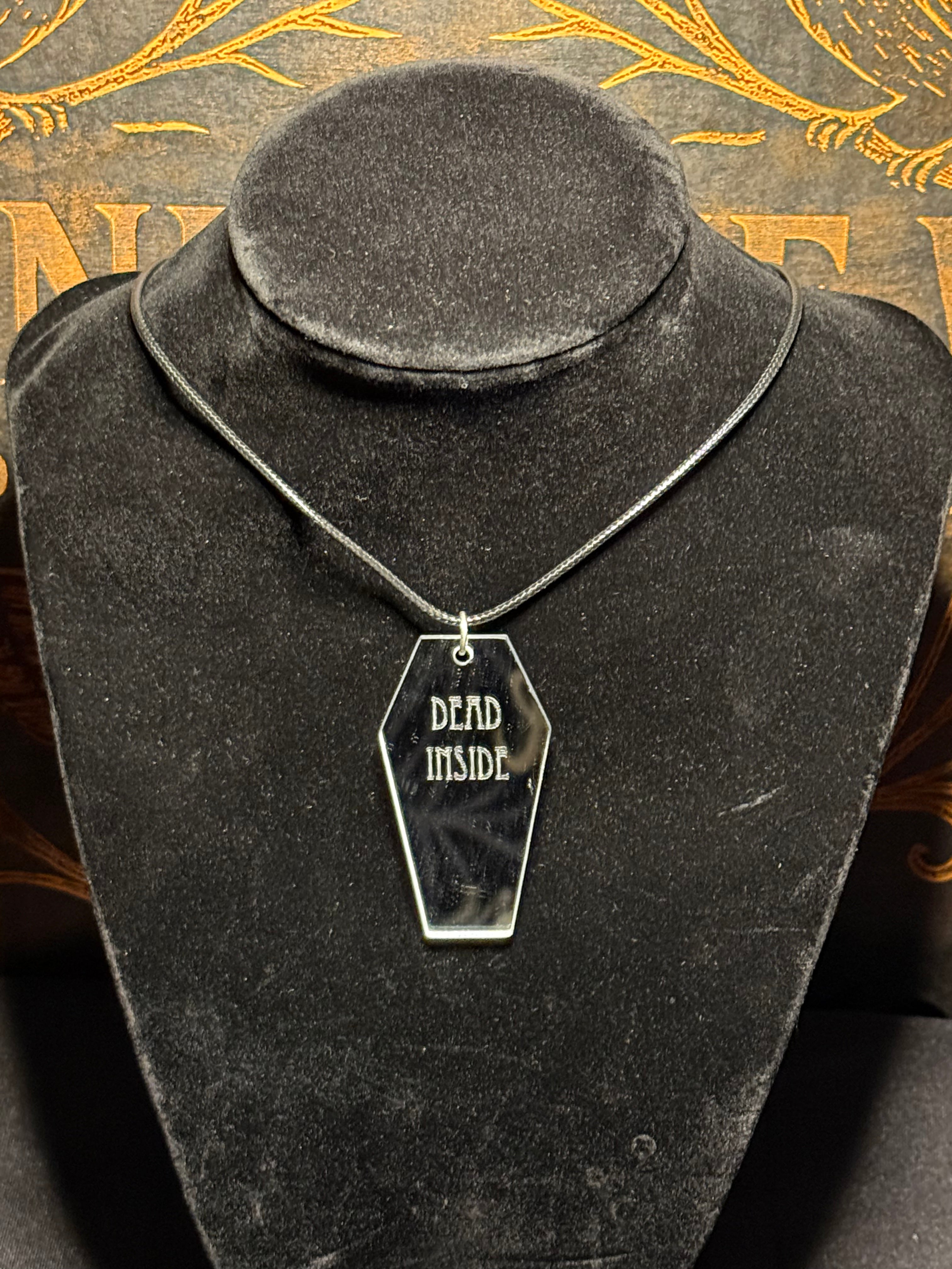 Dead inside necklace
