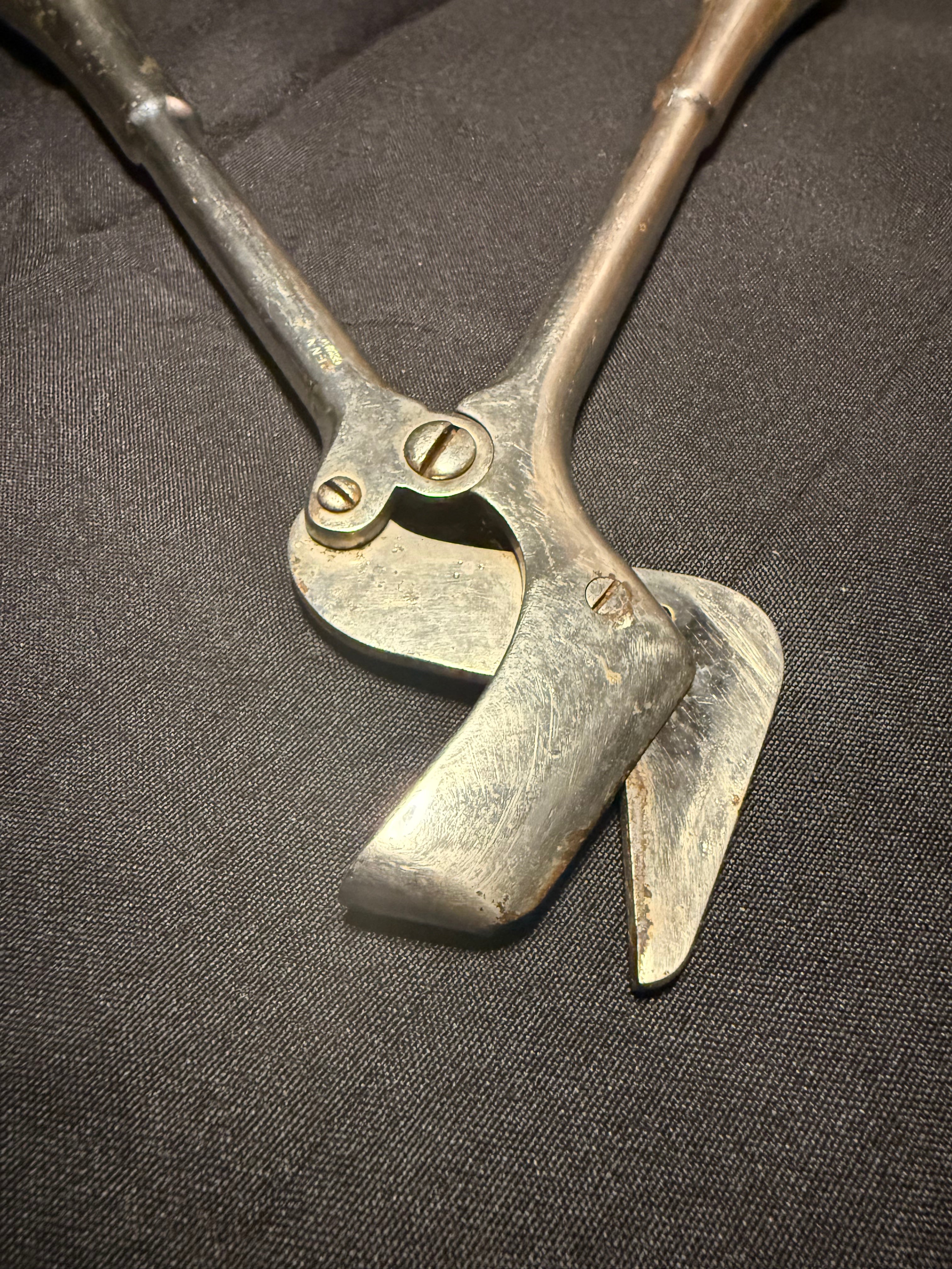 Antique medical plaster cutter