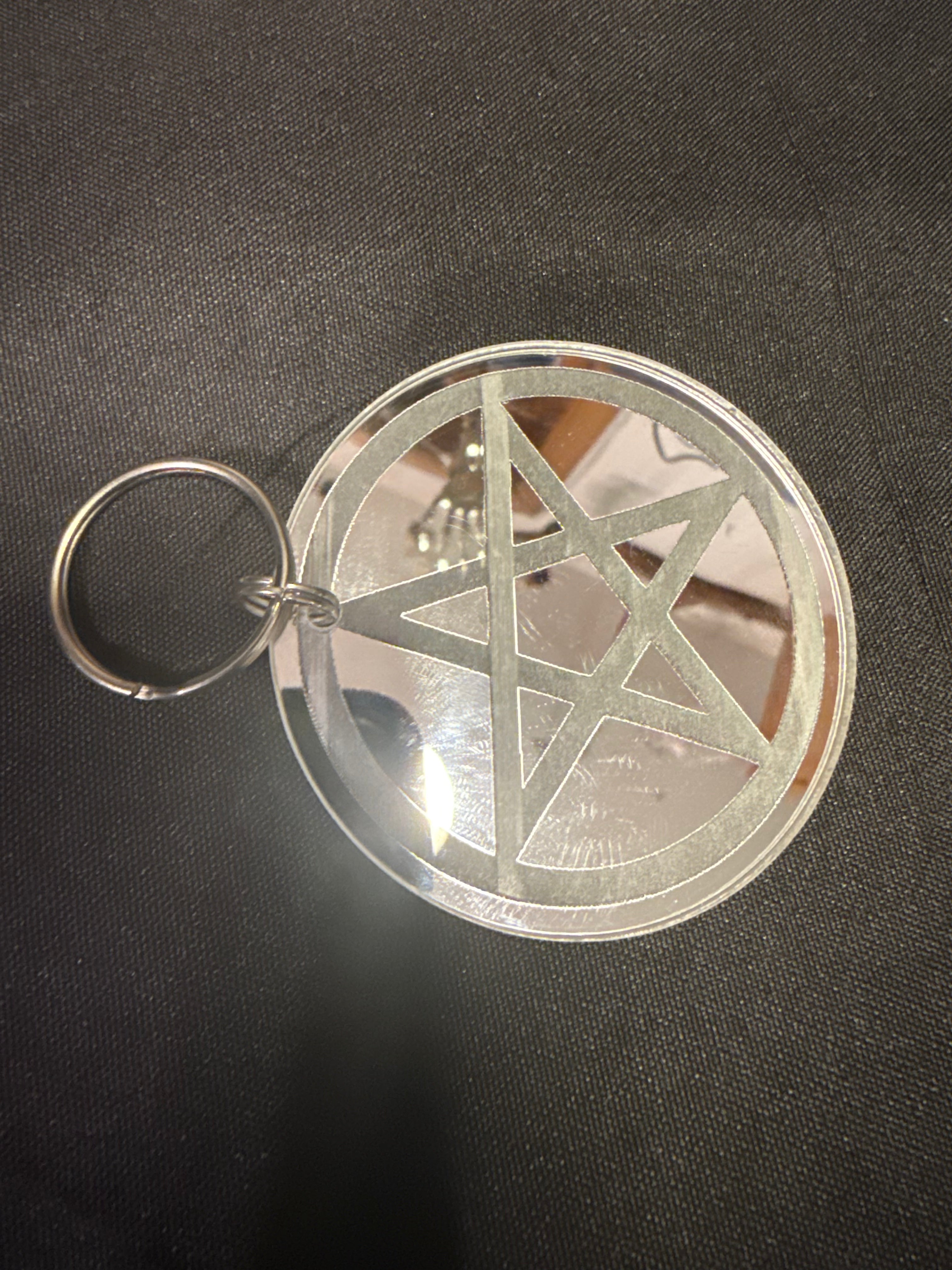 Pentagram keychain