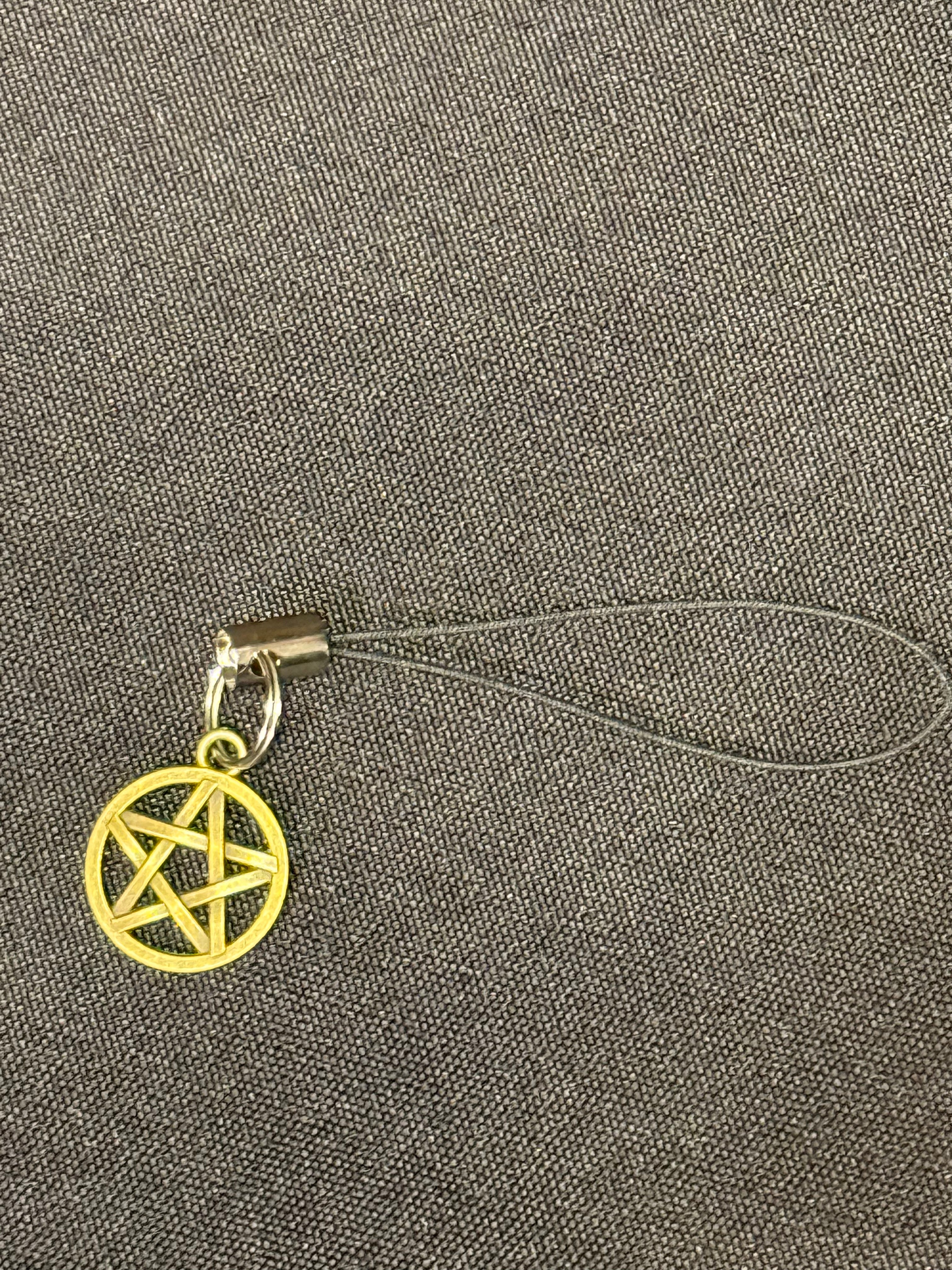 Pentagram phone charm