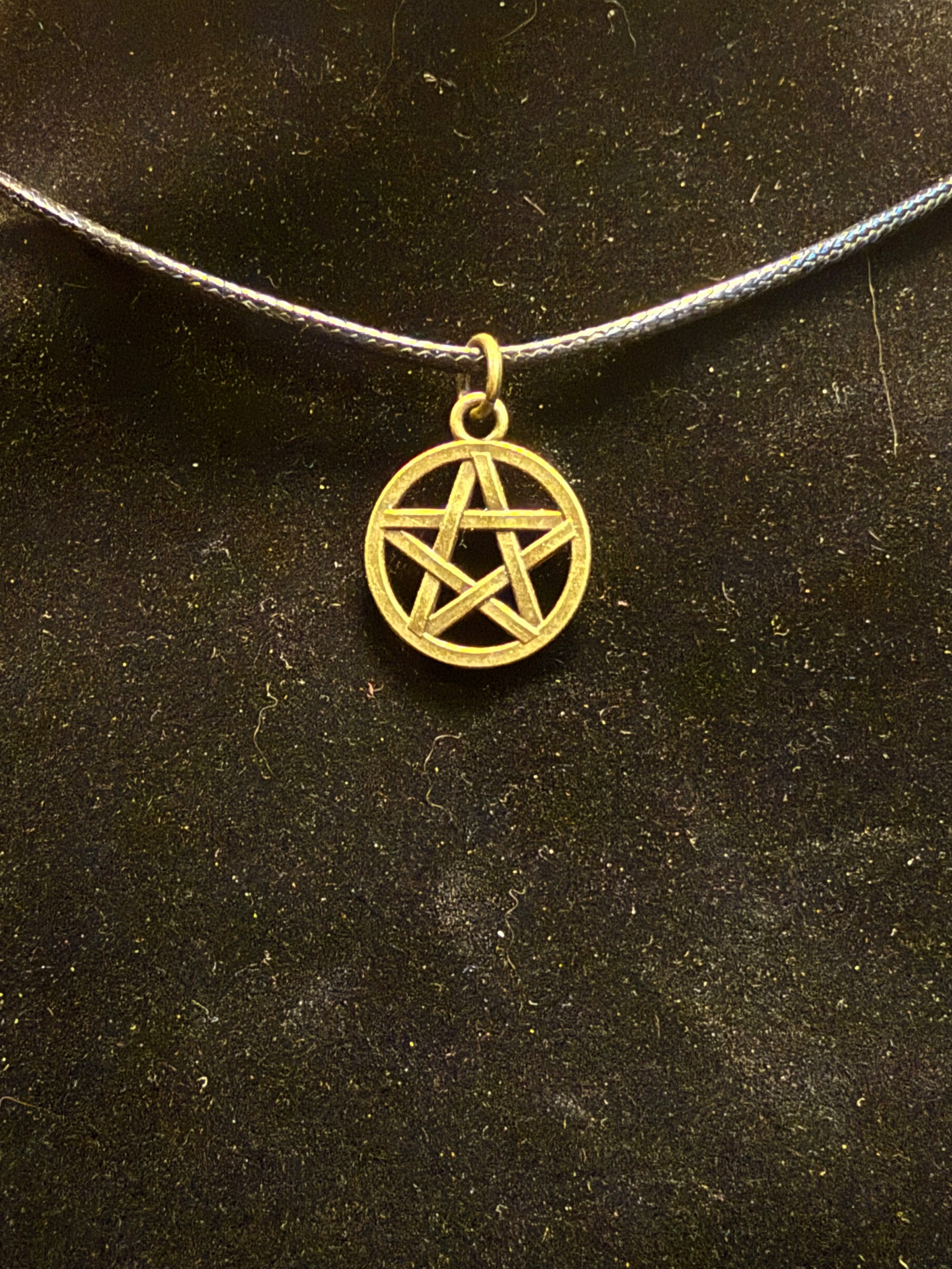 Small pentagram necklace
