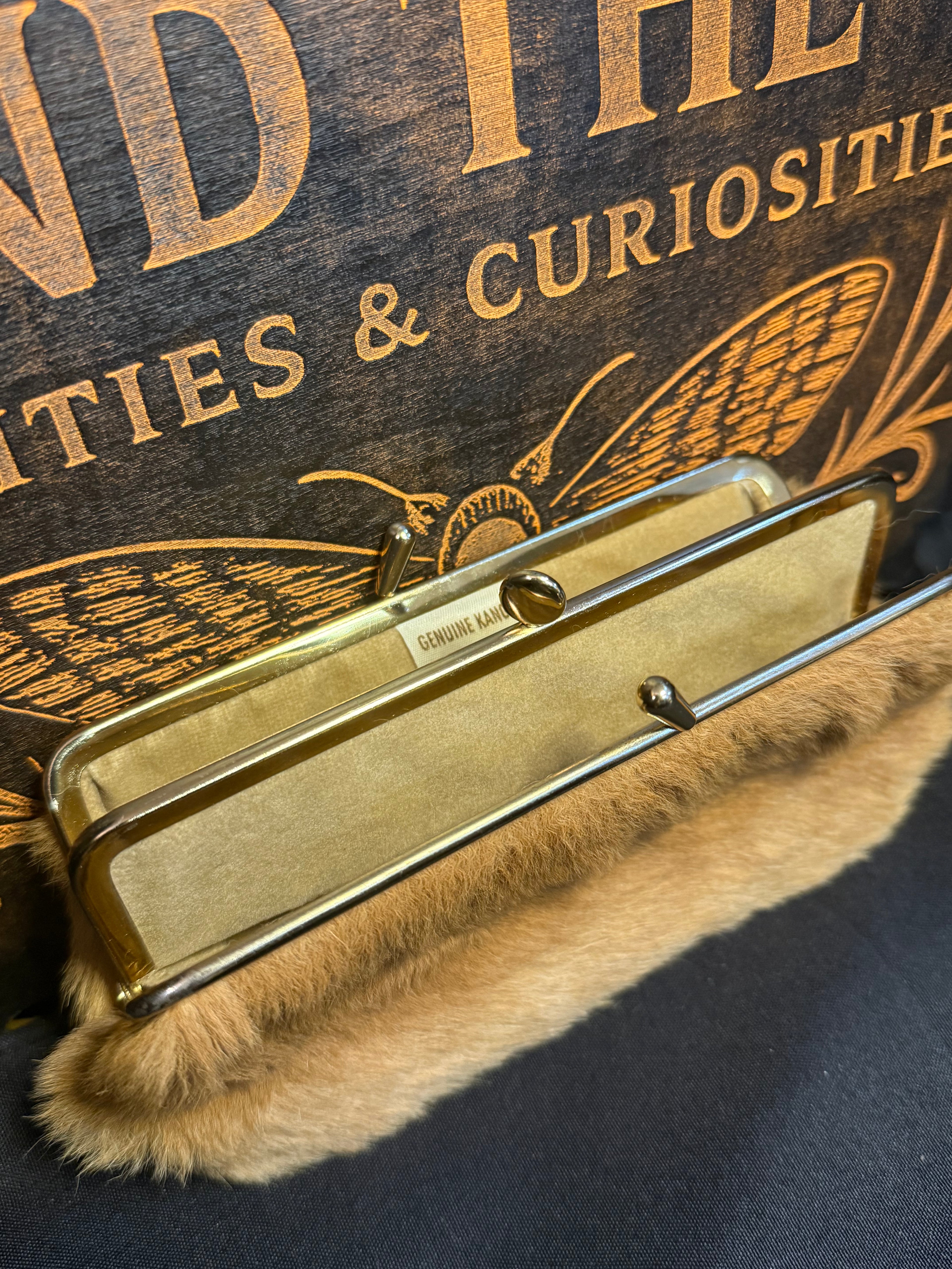 Kangaroo fur coin purse