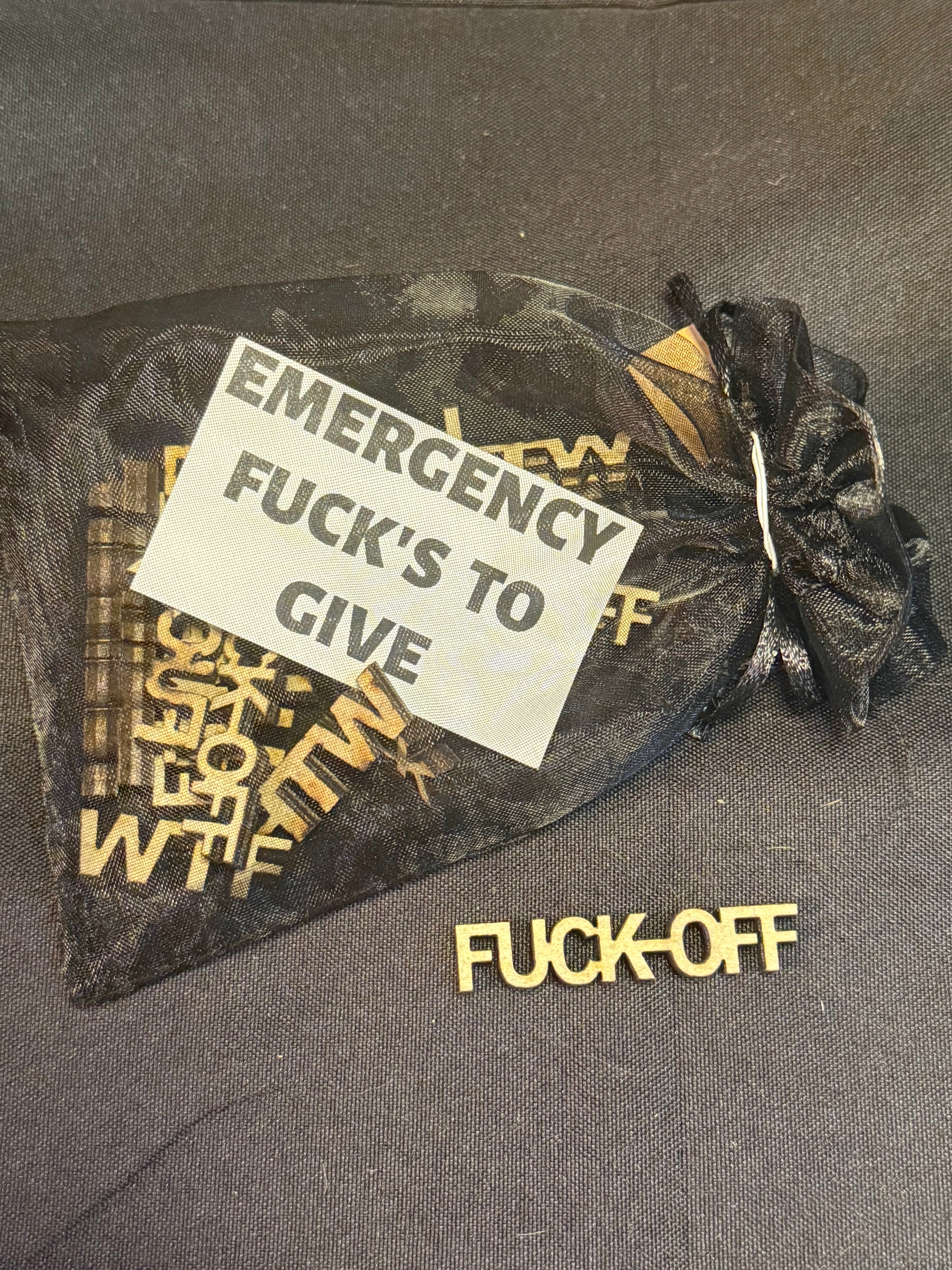 Emergency fuck’s to give